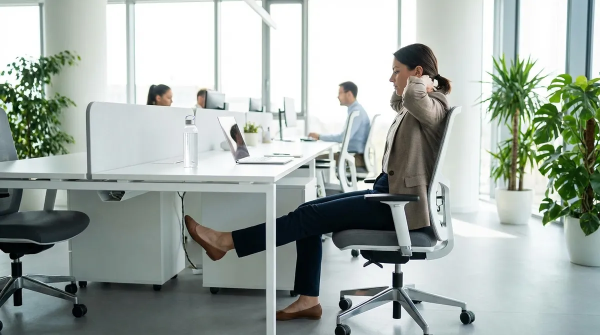 Sport au bureau : 10 exercices discrets pour rester actif