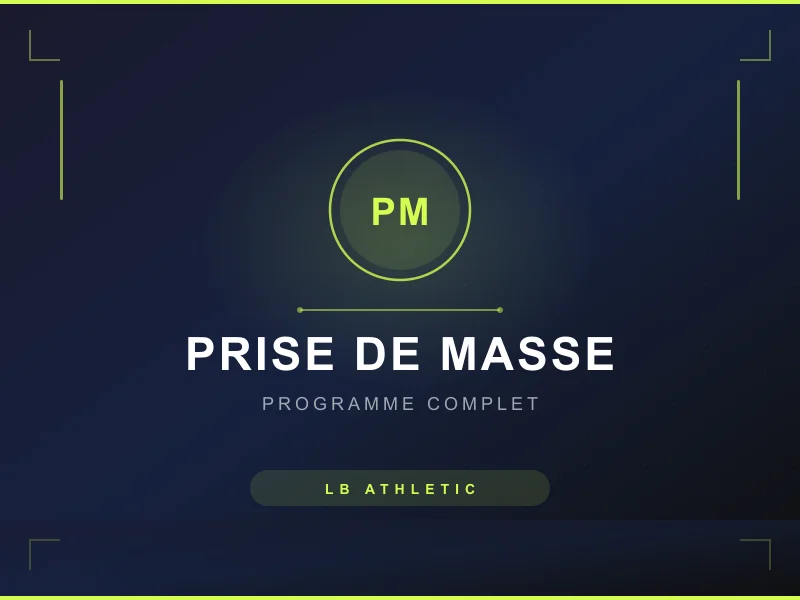 Programme Prise de Masse - Coach sportif Dijon - LB Athletic
