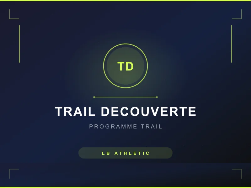 Programme Trail Découverte - Coach sportif Dijon - LB Athletic