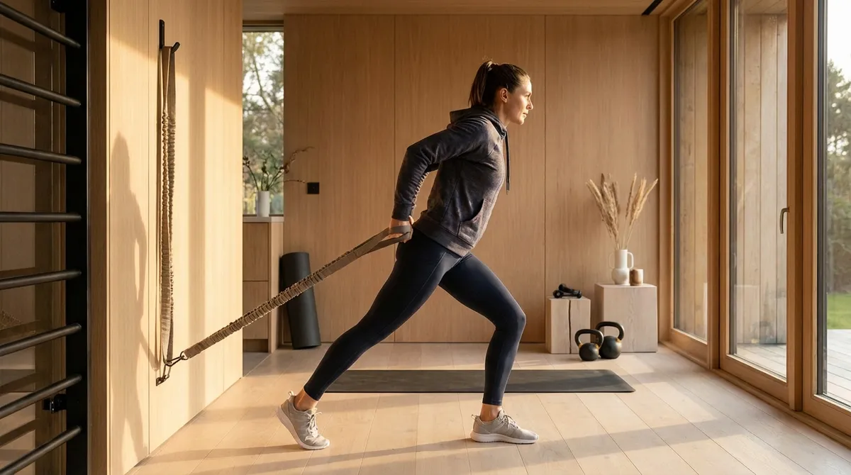 Travail des épaules avec bandes de résistance pour le renforcement et la mobilité